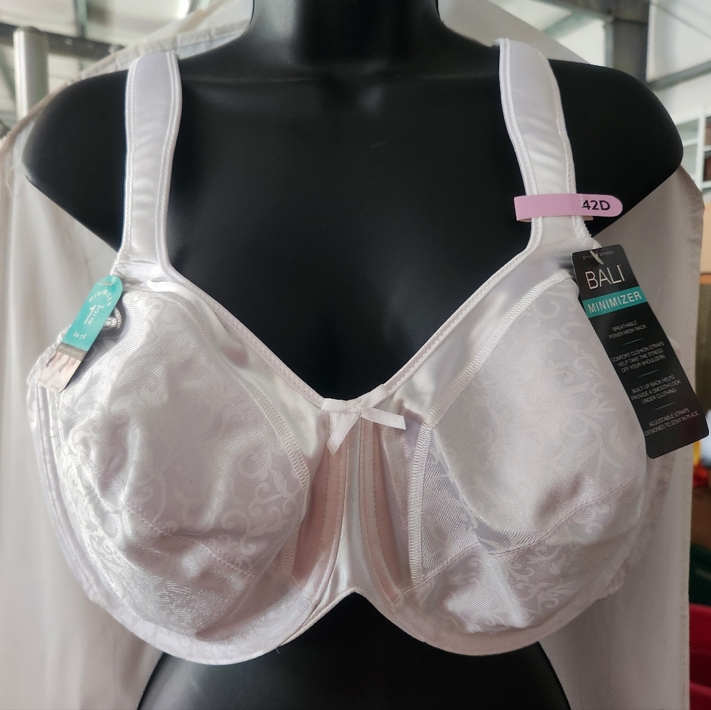 Bali 42D minimizer bra, white